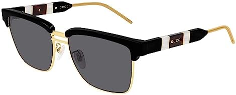 Gucci GG0603S - 001 Sunglasses Black w/Grey lens 56mm
