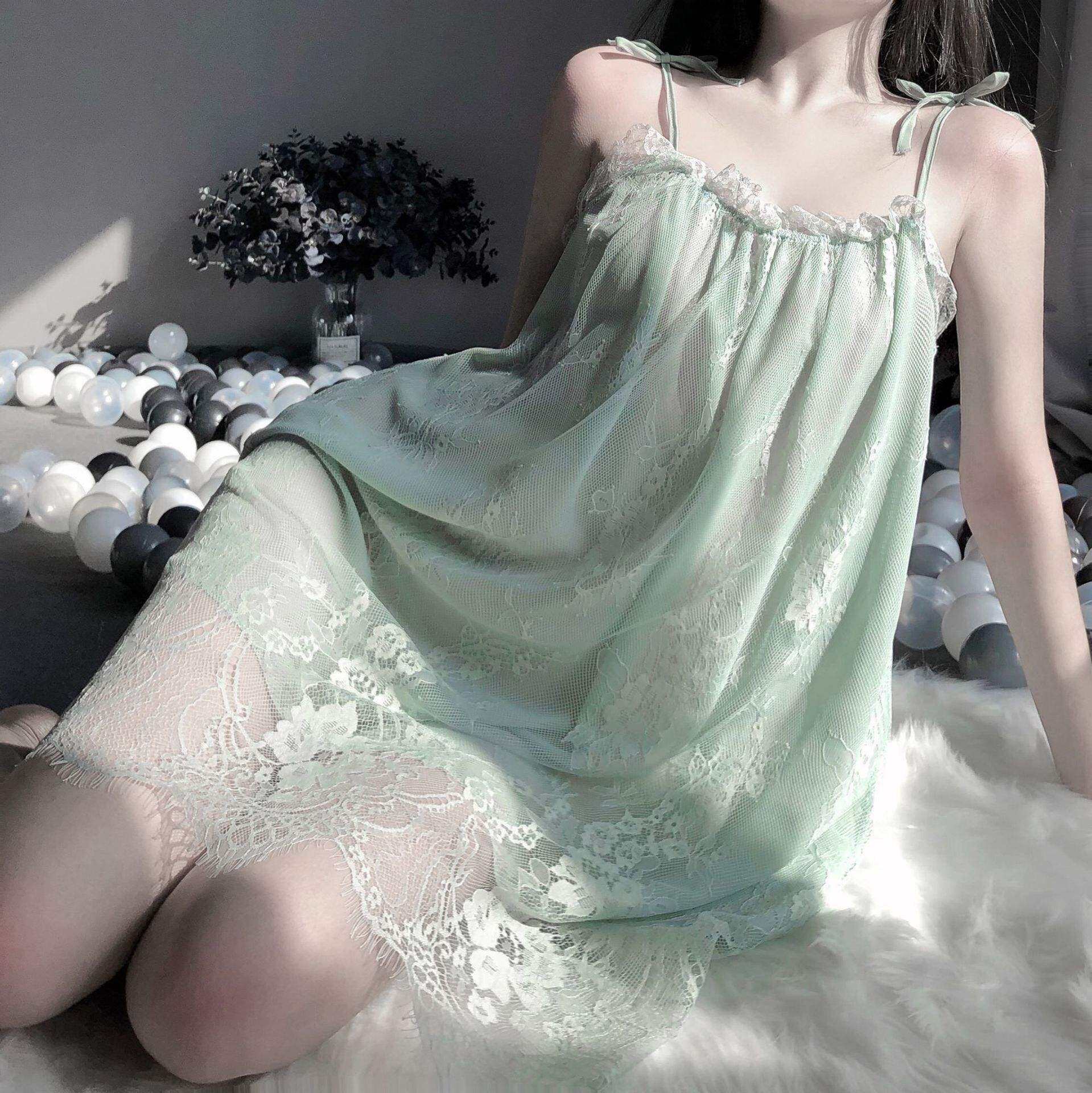Sexy Underwear Large Size High End Sexy Uniform Lace Suspen