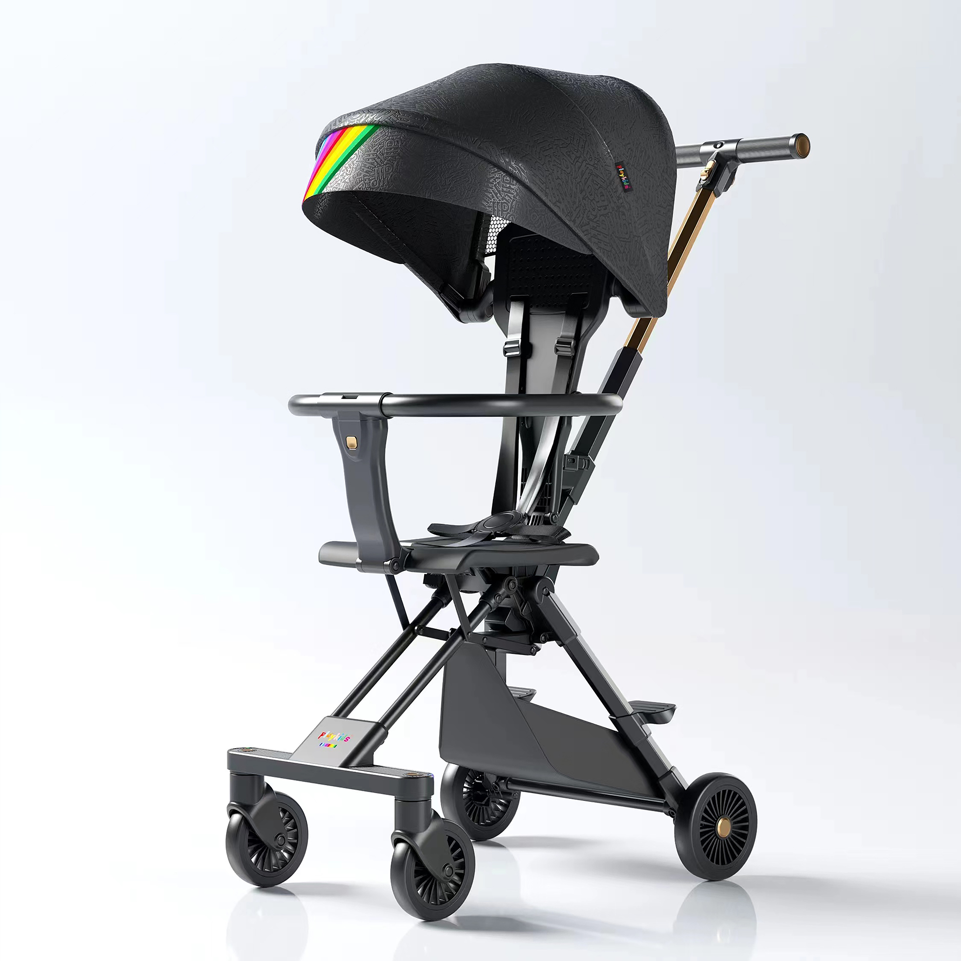 Playkids Easi 2 Way Baby Cabin Stroller Rider/Walker (4 Design Option)